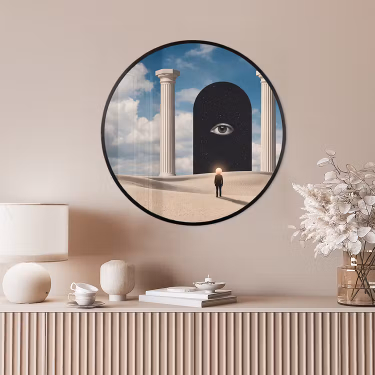 Ronde fotolijst - Droom - Woestijn - Oog — 4