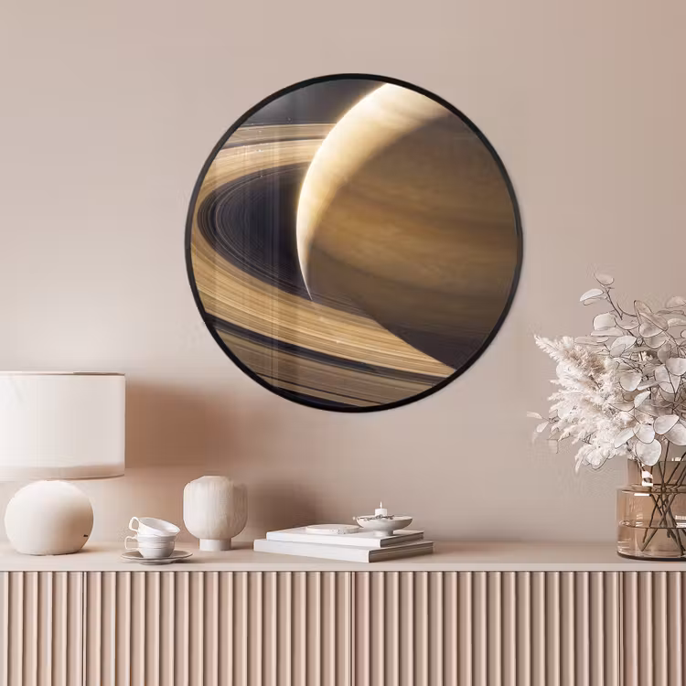 Ronde fotolijst - Planeet - Ringen - Ruimte — 4