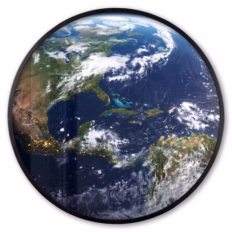 Ronde fotolijst - Planeet - Ruimte - Kosmos — 1