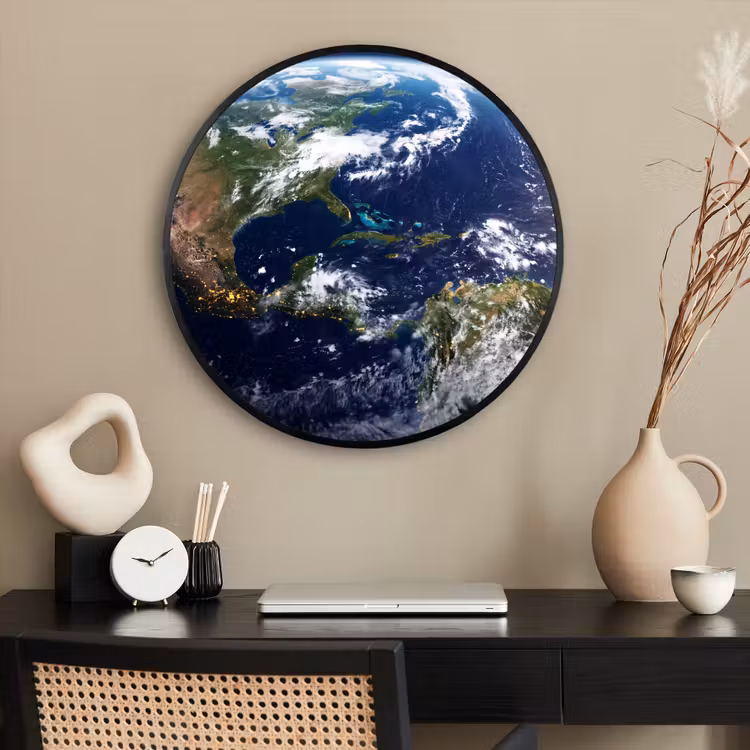 Ronde fotolijst - Planeet - Ruimte - Kosmos — 2