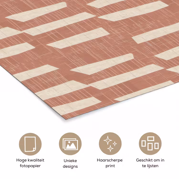 Poster - Terracotta - Abstract - Textuur - Patroon — 5