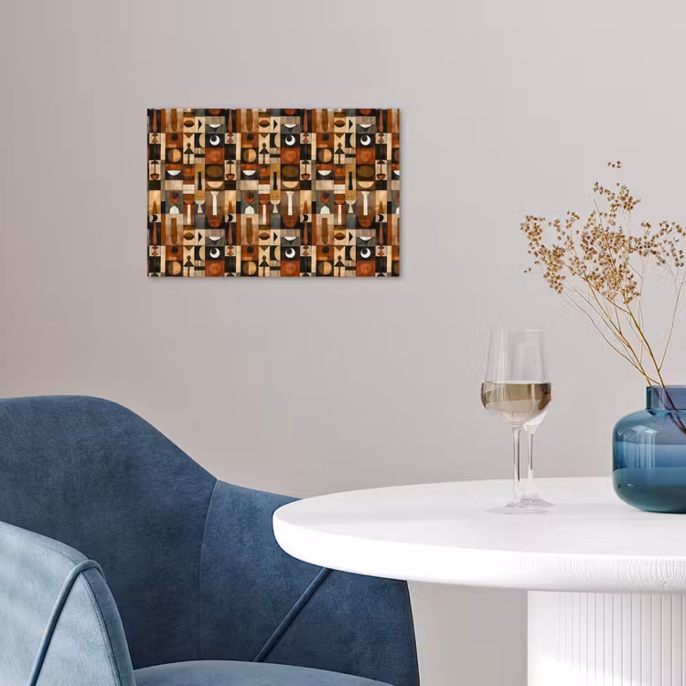 Poster - Terracotta - Geometrisch - Mid-Century - Patroon — 4