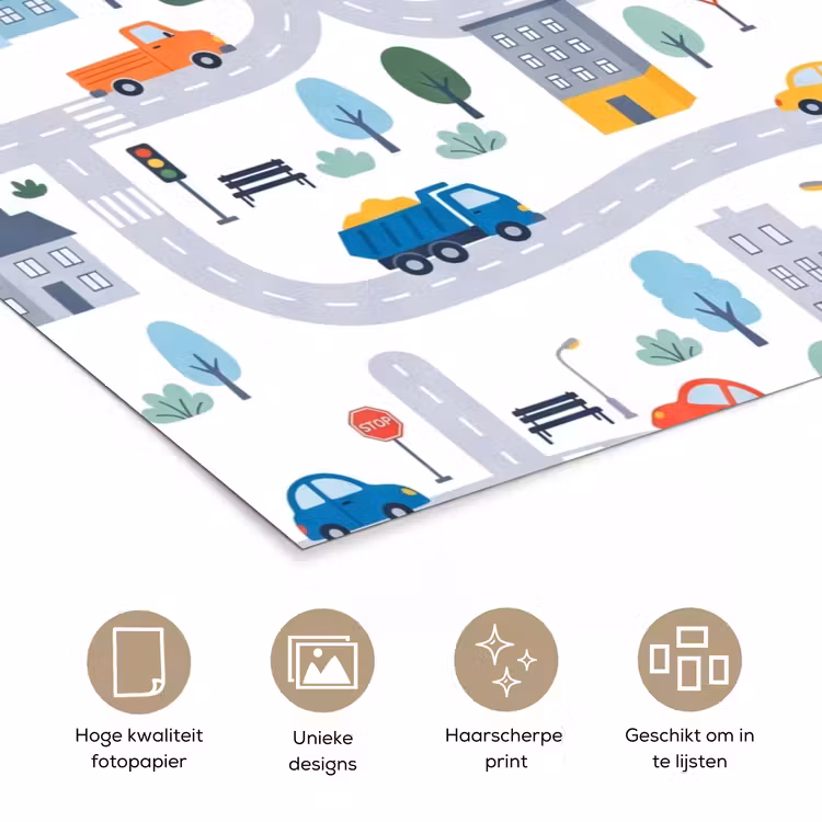 Poster - Stad - Verkeer - Patroon — 5