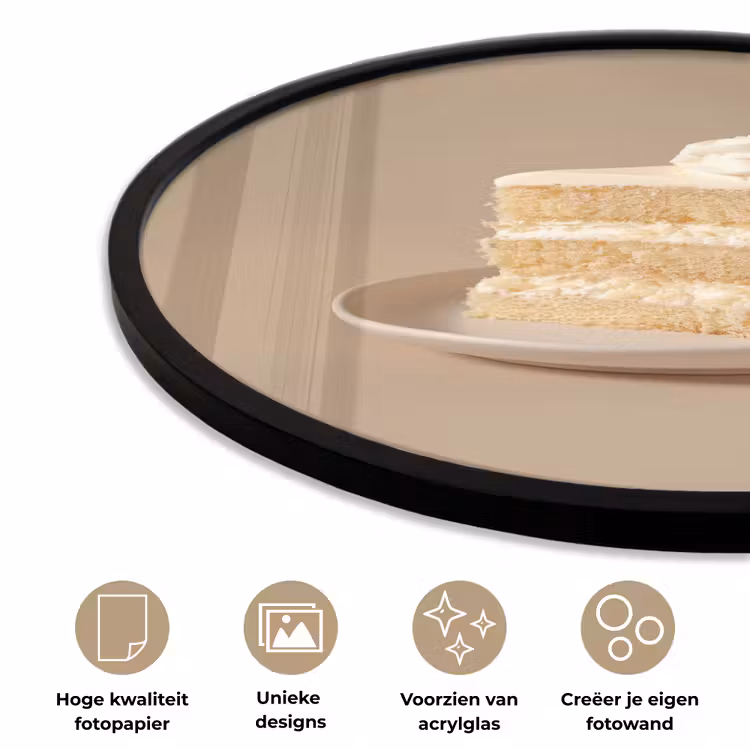 Ronde fotolijst - Vanilletaart - Cake - Romig — 5