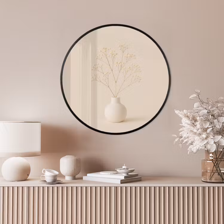 Ronde fotolijst - Vaas - Takken - Bloemetjes - Wit — 4