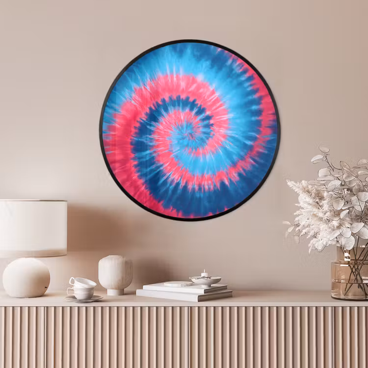 Ronde fotolijst - Spiraal - Roze - Draaiend — 4