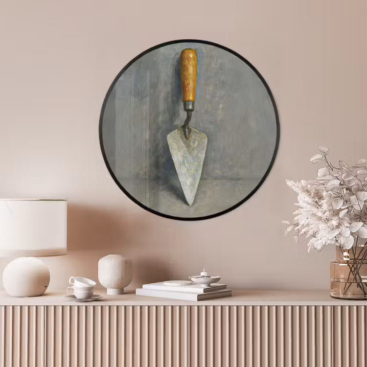 Ronde fotolijst - Troffel - Verf - Gereedschap — 4