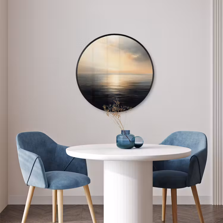 Ronde fotolijst - Zon - Horizon - Zee — 3