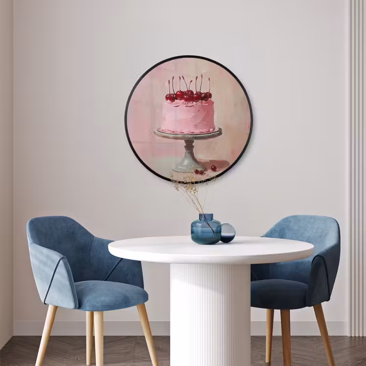 Ronde fotolijst - Taart - Pink - Cherry — 3