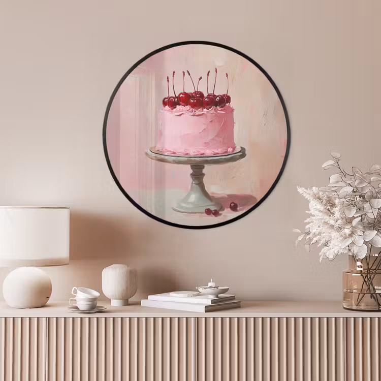 Ronde fotolijst - Taart - Pink - Cherry — 4