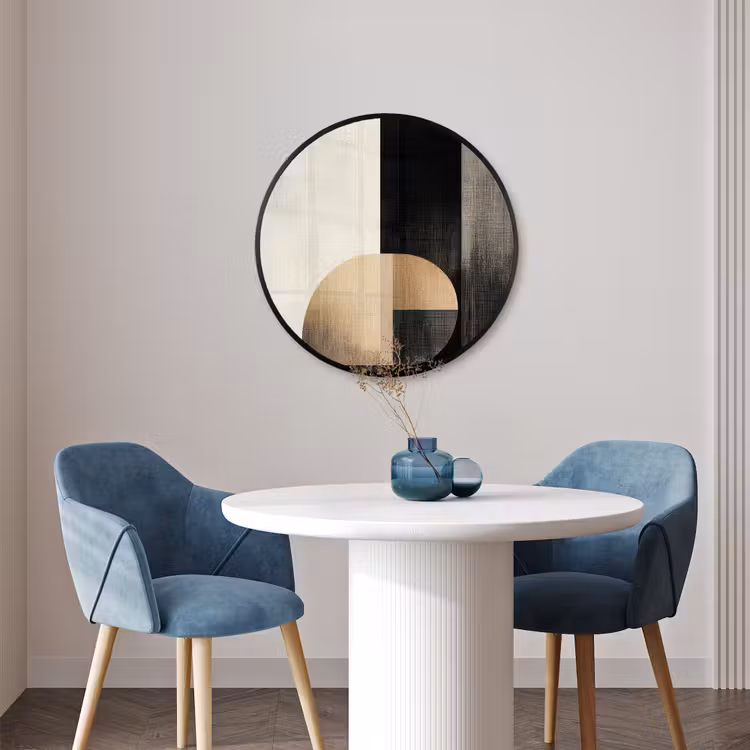 Ronde fotolijst - Vormen - Modern - Zwart — 3