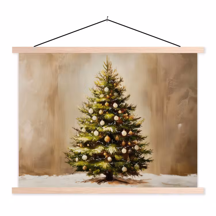 Schoolplaat - Kerst - Sfeer - Groen — 1