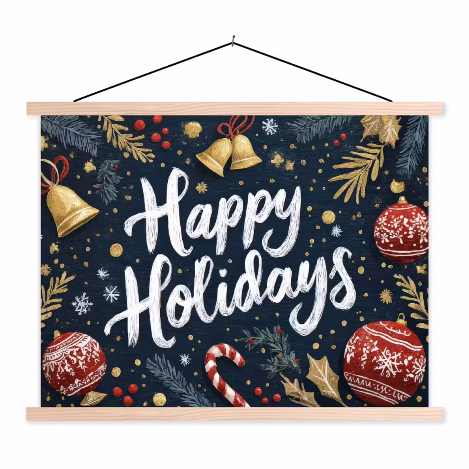 Schoolplaat - Feestelijk - Kerstgroet - Kleurrijk — 1