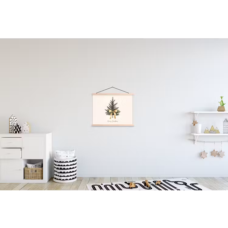 Schoolplaat - Kerstboom - Kerst - Merry Christmas - Beige — 3
