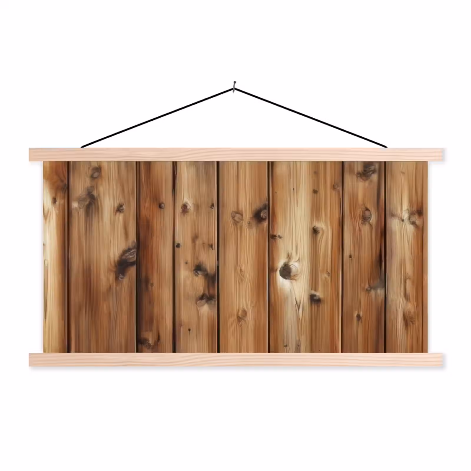 Schoolplaat - Hout - Planken - Bruin — 1