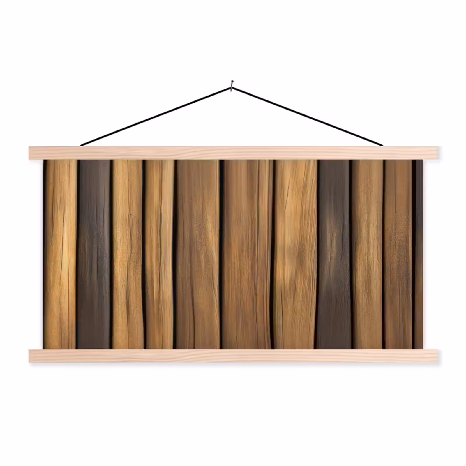 Schoolplaat - Hout - Planken - Natuurtinten — 1