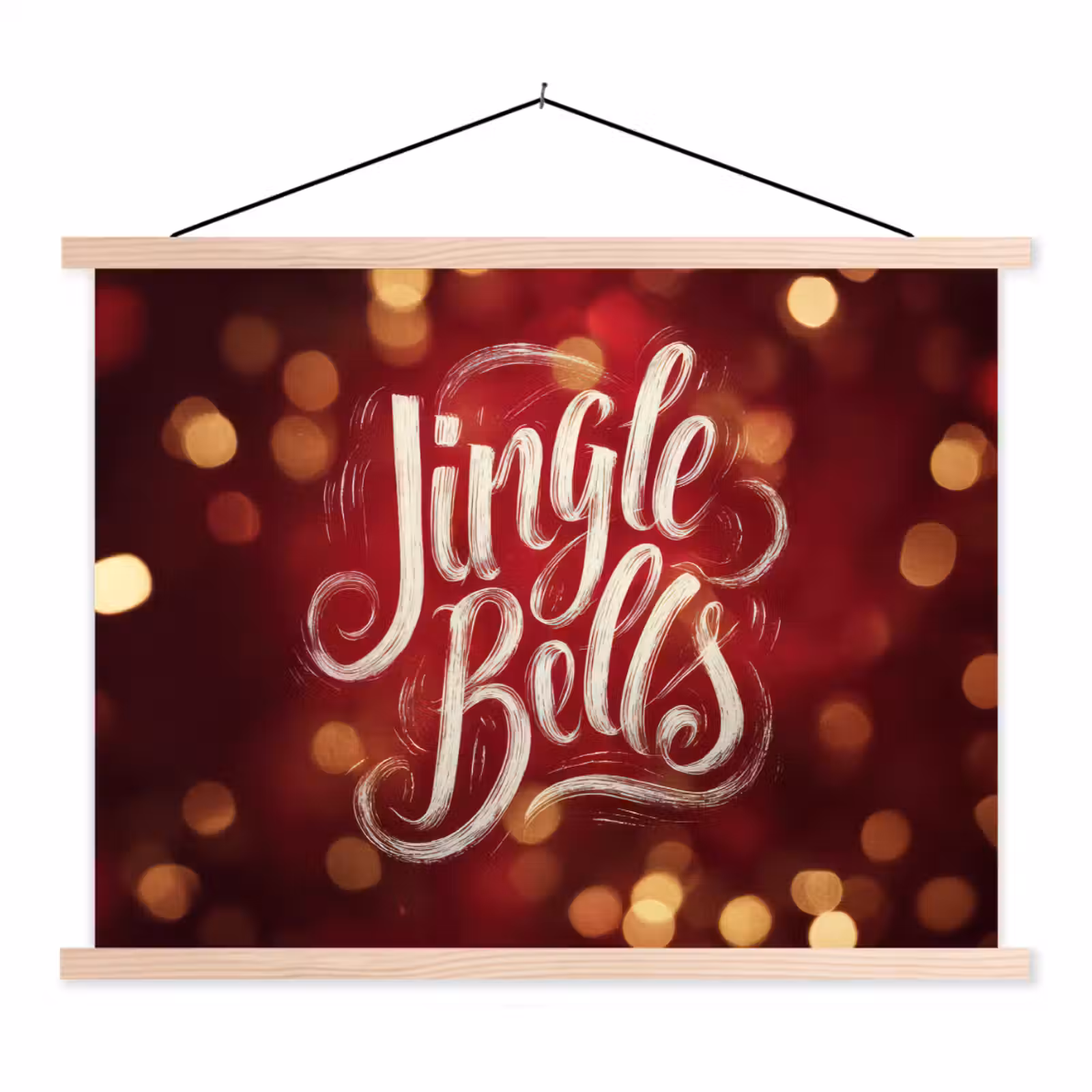 Schoolplaat - Jingle - Bells - Kerst - Rood — 1