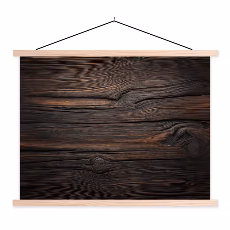 Schoolplaat - Hout - Grillige nerven — 1