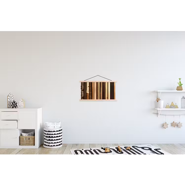 Schoolplaat - Hout - Planken - Natuurlijk — 3
