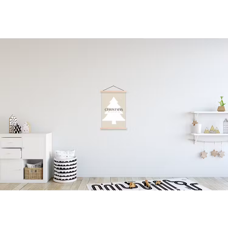 Schoolplaat - Kerstboom - Japandi - Christmas - Beige — 3