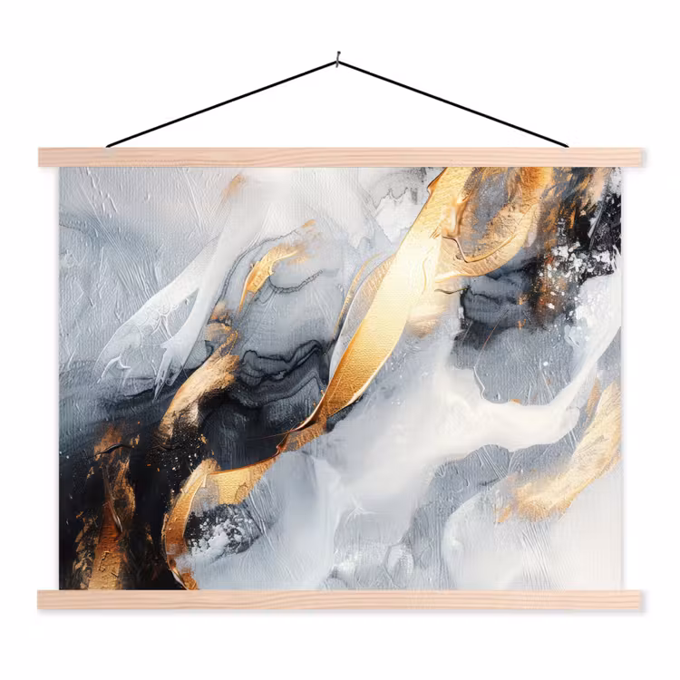 Schoolplaat - Kunst - Goud - Luxe - Abstract - Modern — 1