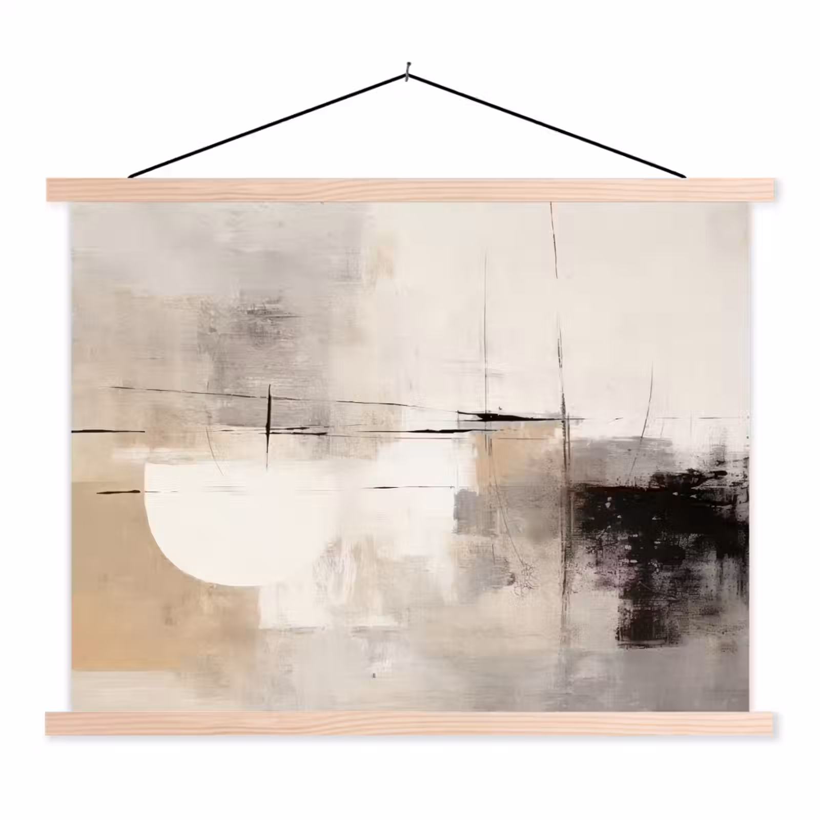Schoolplaat - Abstract - Kunst - Grijs — 1