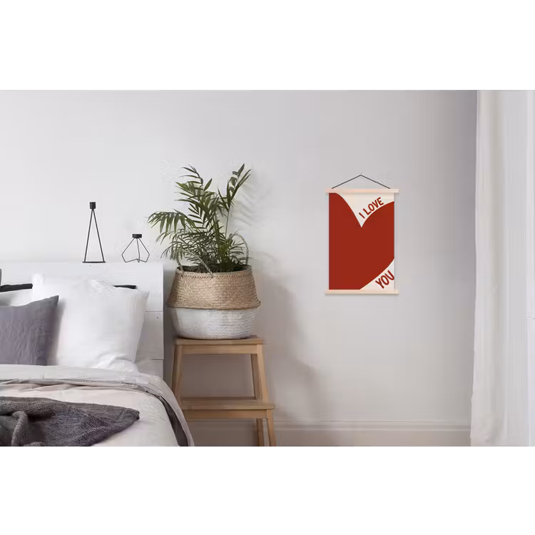 Schoolplaat - Loveyou - Rood - Hart — 2
