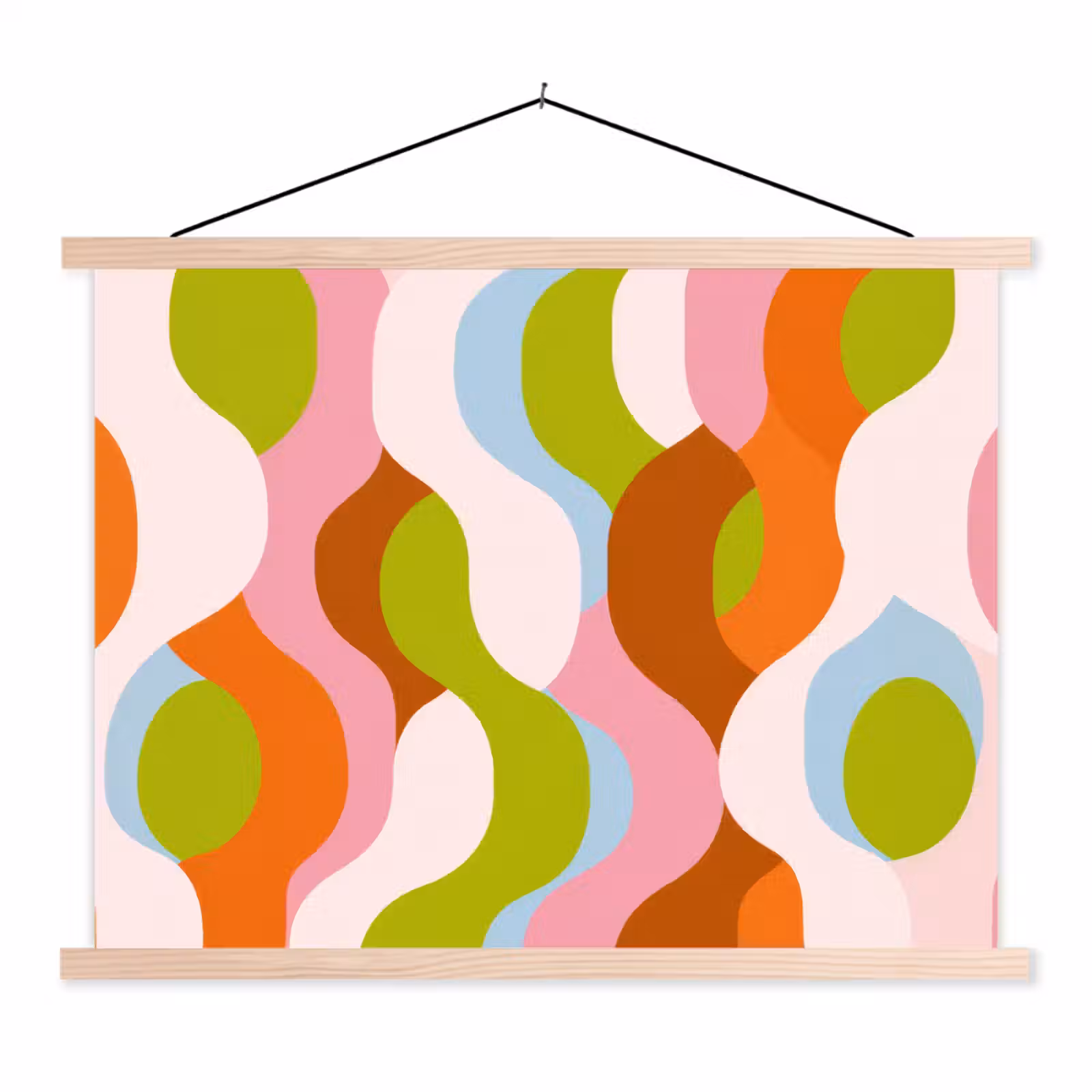 Schoolplaat - Abstract - Vormen - Roze — 1