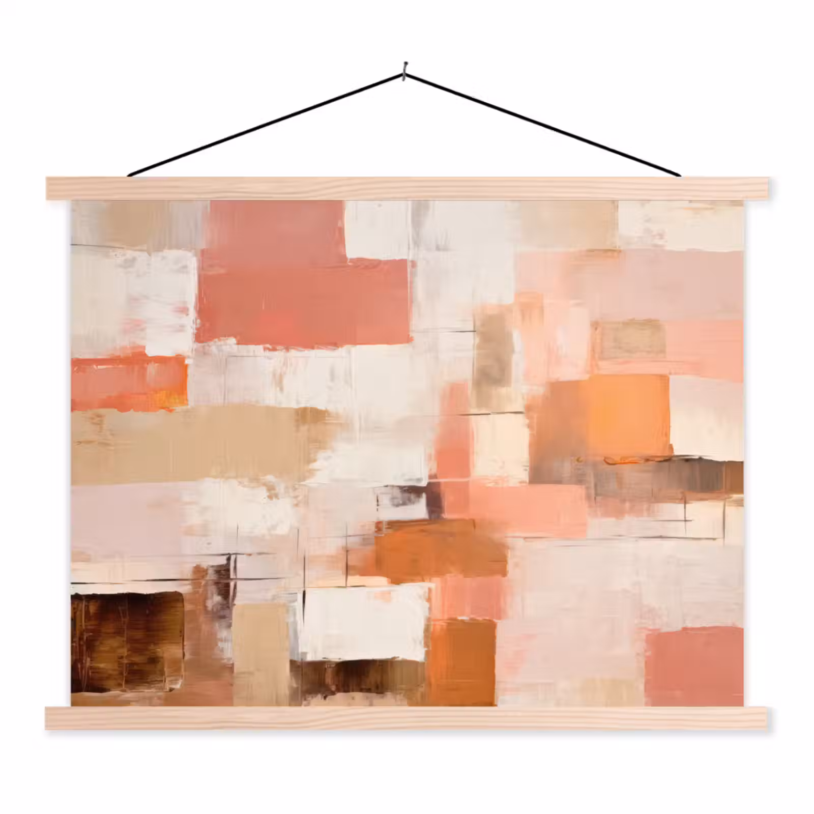 Schoolplaat - Kunst - Roze - Abstract — 1