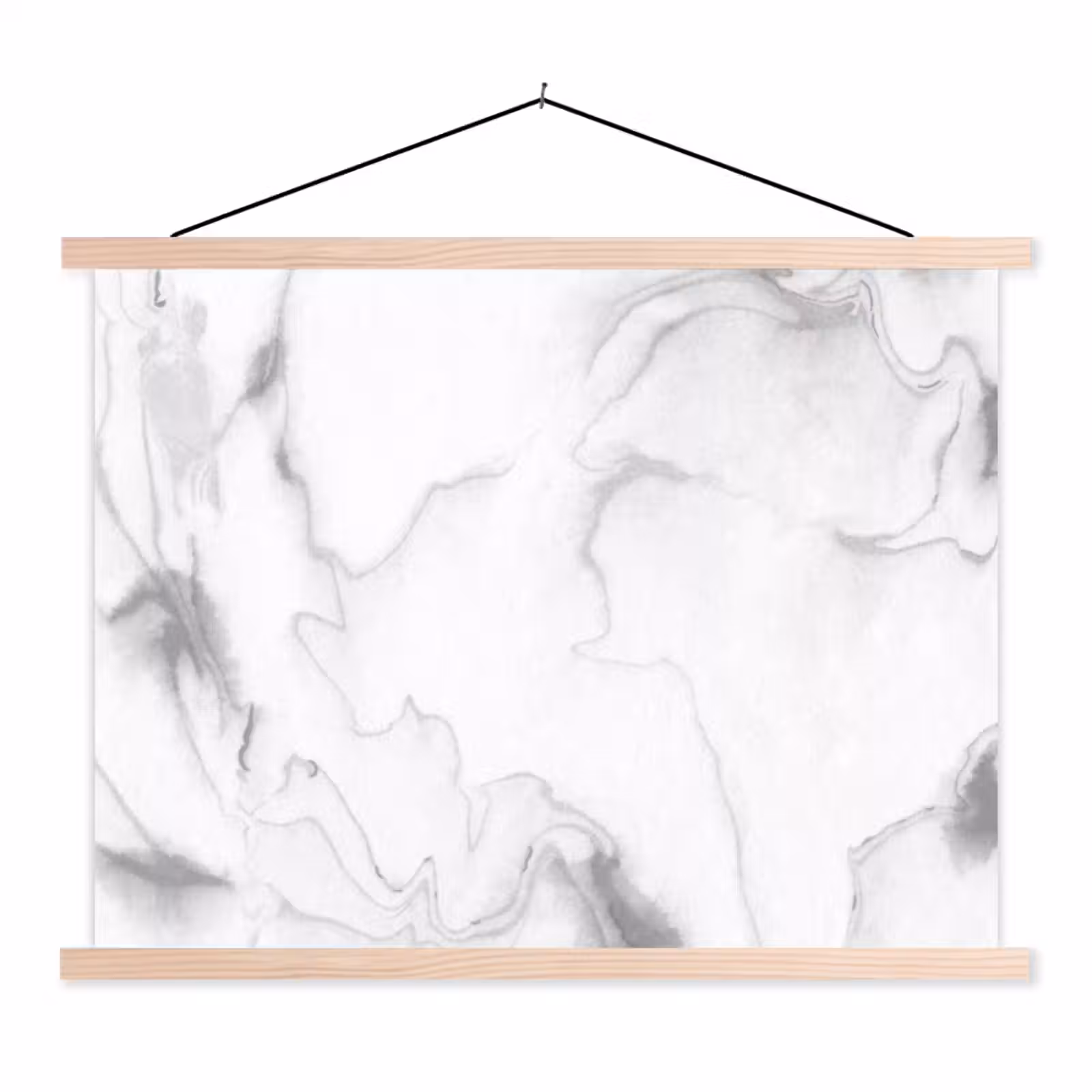 Schoolplaat - Marmer - Grijs - Wit - Abstract - Marmerlook — 1
