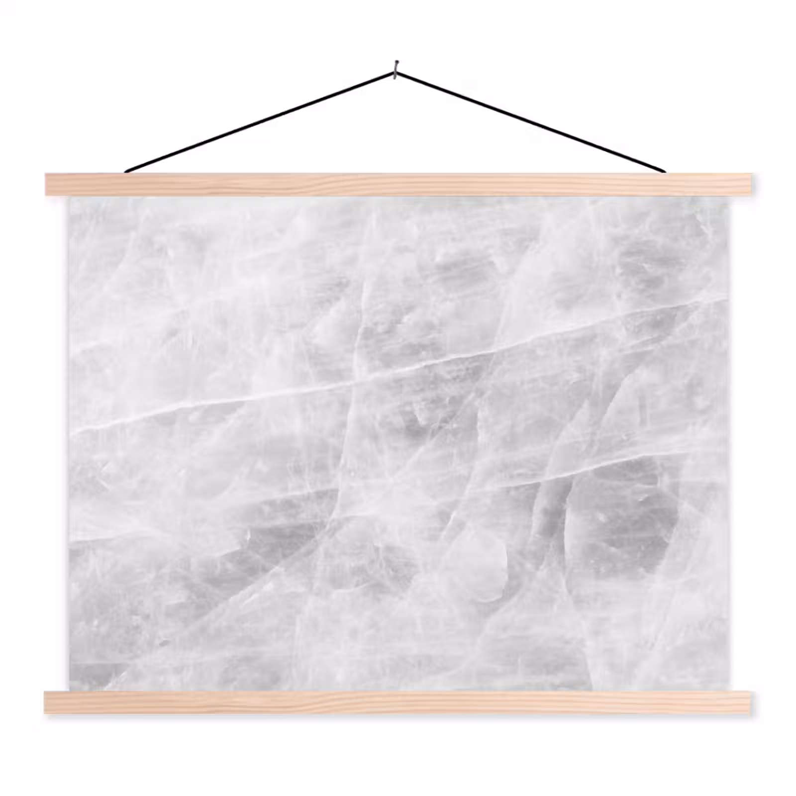 Schoolplaat - Marmer - Steen - Wit - Luxe - Marmerlook — 1