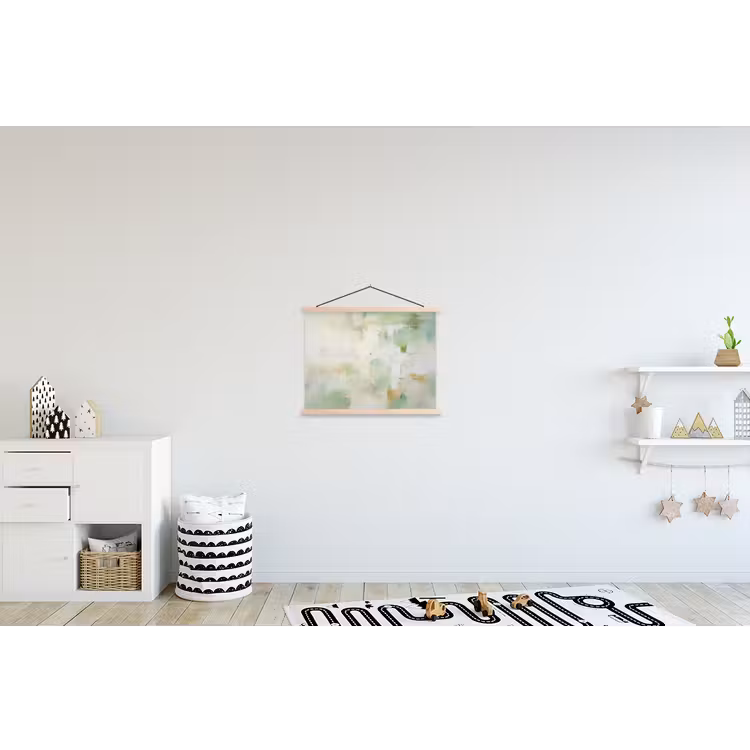 Schoolplaat - Abstract - Kunst - Wit - Groen - Modern — 3