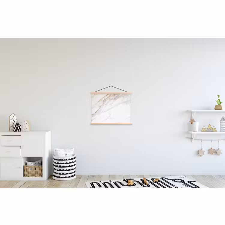 Schoolplaat - Marmer - Steen - Wit - Goud - Marmerlook - Steen - Luxe — 3