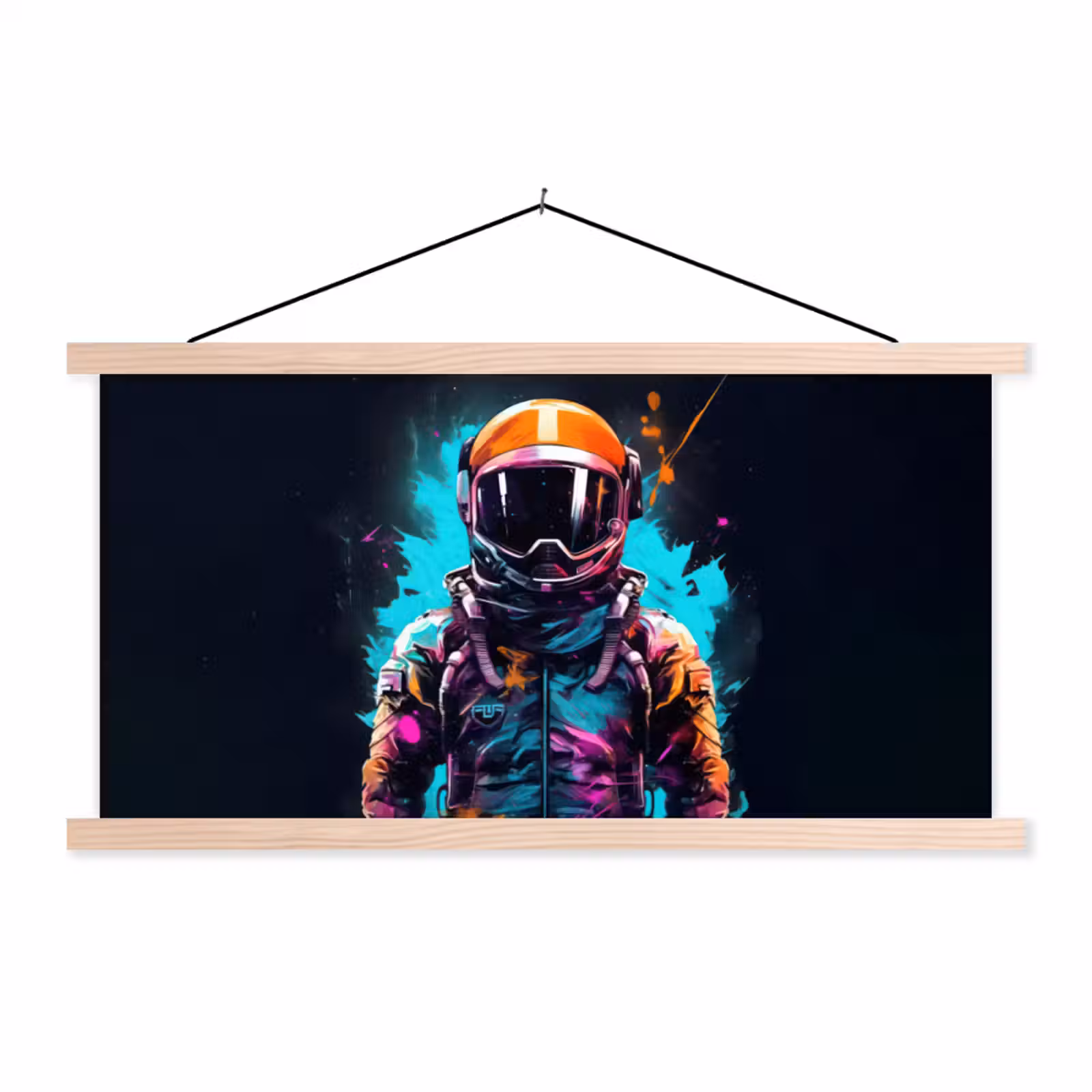 Schoolplaat - Astronaut - Neon - Gaming - Ruimte — 1