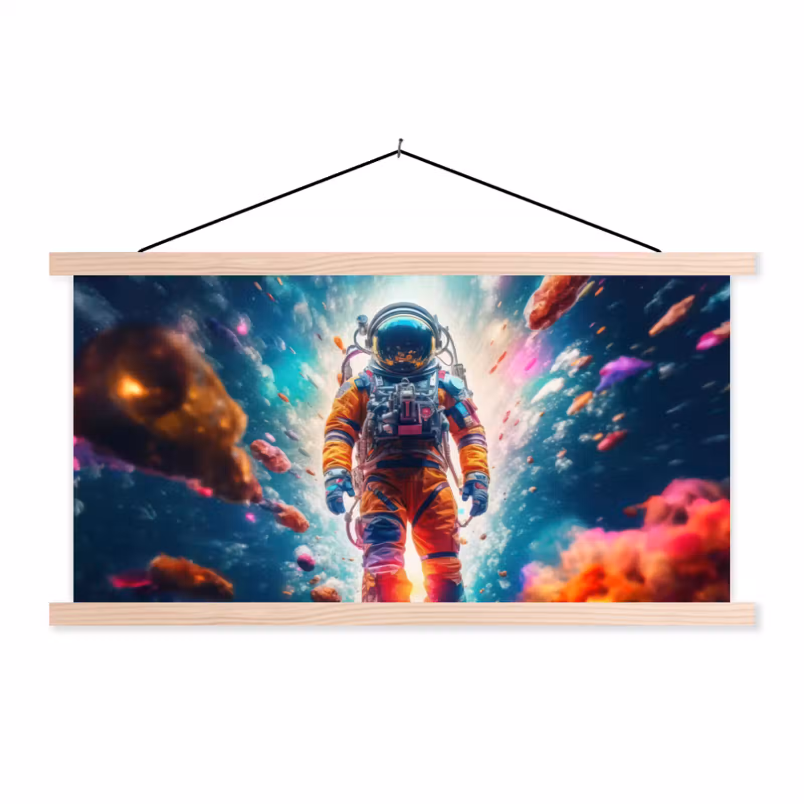 Schoolplaat - Astronaut - Neon - Meteoriet - Neon — 1