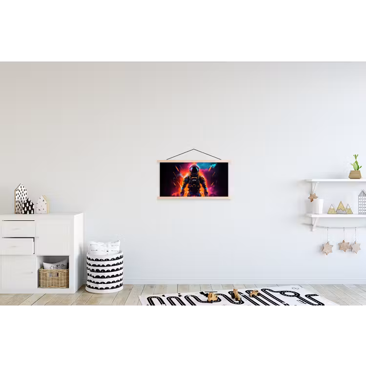 Schoolplaat - Astronaut - Neon - Gaming - Ruimte — 3
