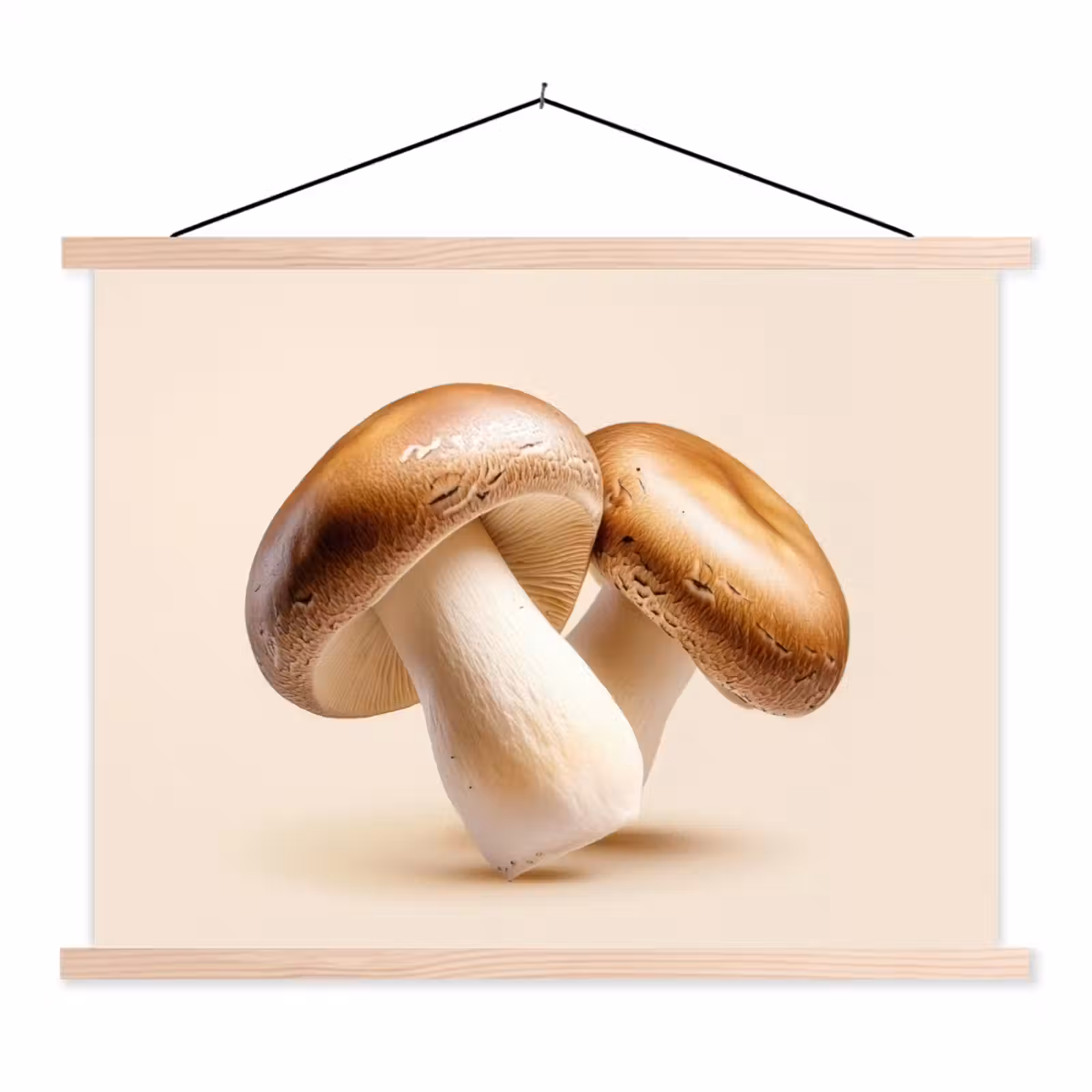 Schoolplaat - Champignons - Zacht - Beige — 1