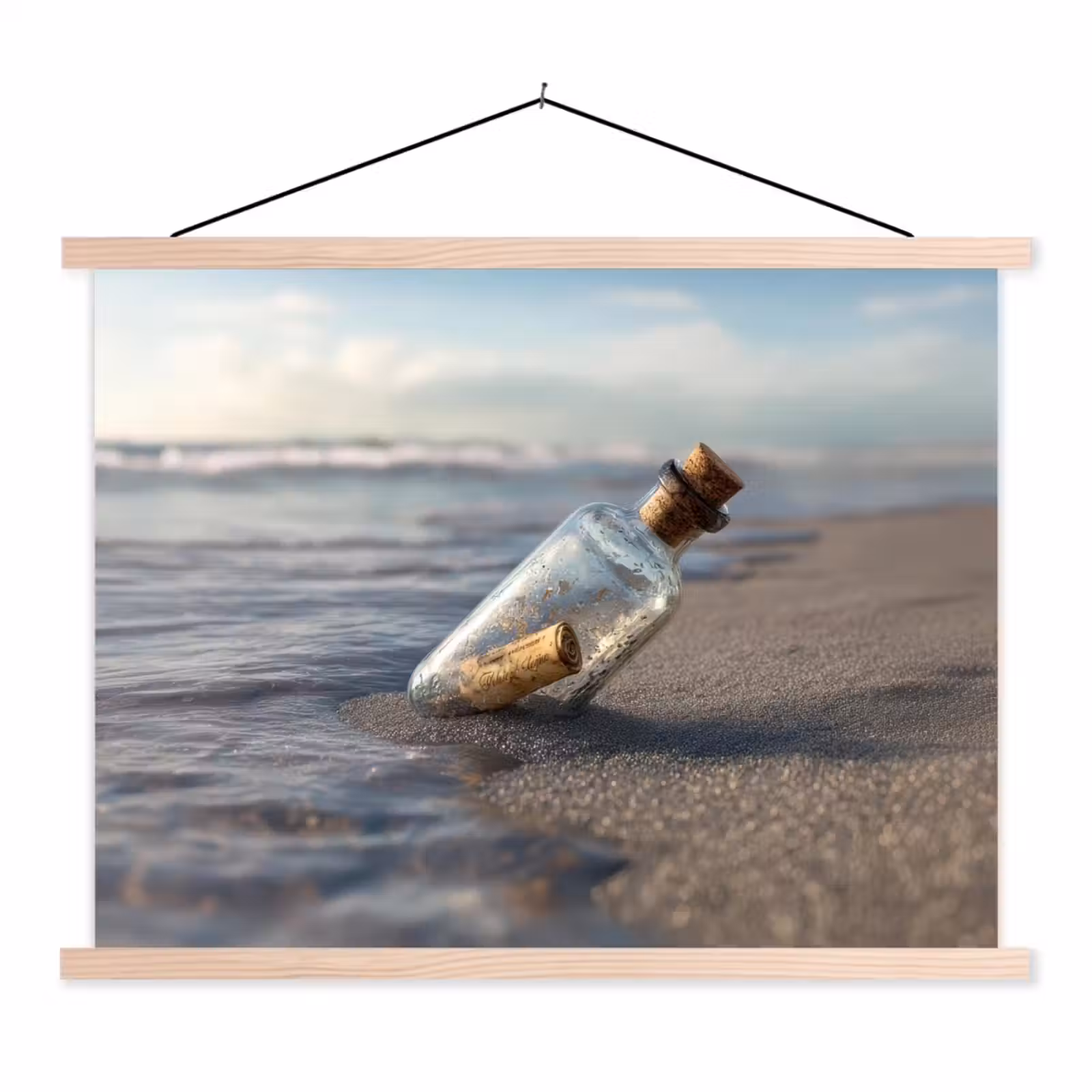 Schoolplaat - Glazenfles - Post - Zee - Zand — 1