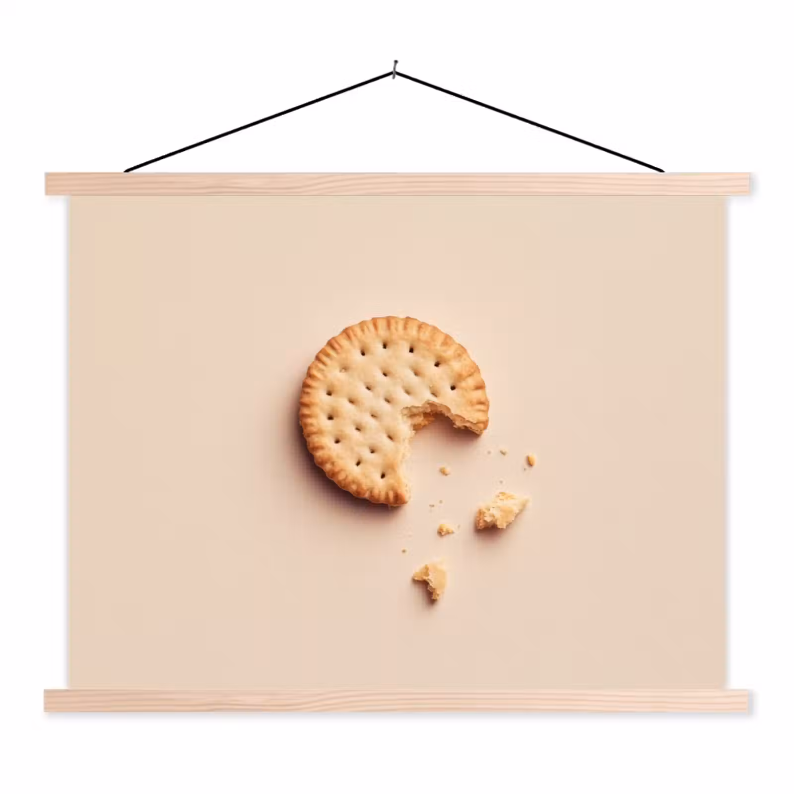 Schoolplaat - Koekje - Kruimels - beige — 1
