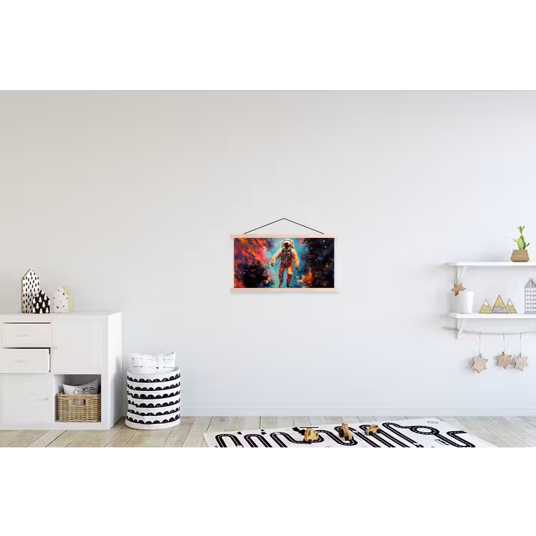 Schoolplaat - Astronaut - Graffiti - Ruimte - Neon — 3