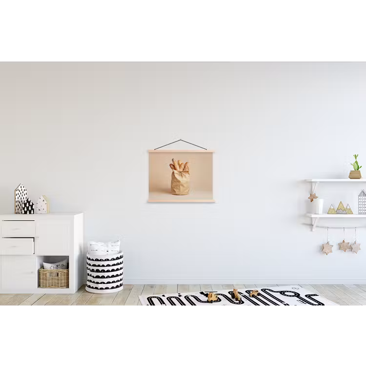 Schoolplaat - Baguette - Brood - Stokbrood - Beige — 3