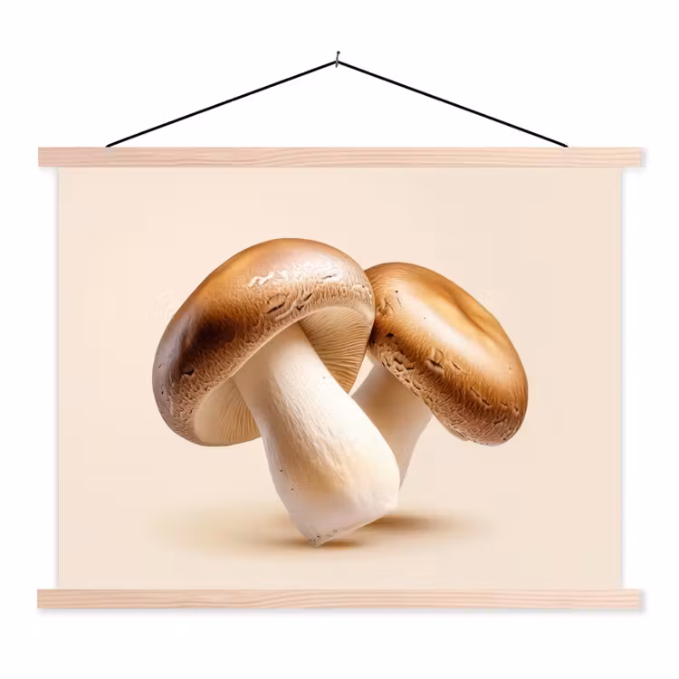 Schoolplaat - Champignons - Zacht - Beige — 1