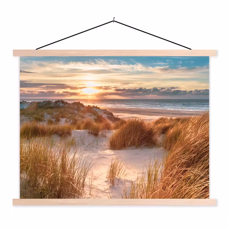 Schoolplaat - Duin - Planten - Zonsondergang - Strand - Zee — 1