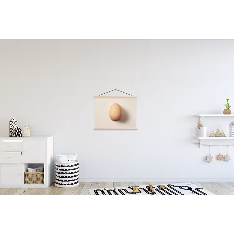 Schoolplaat - Ei - Beige - Ovaal - Egaal — 3