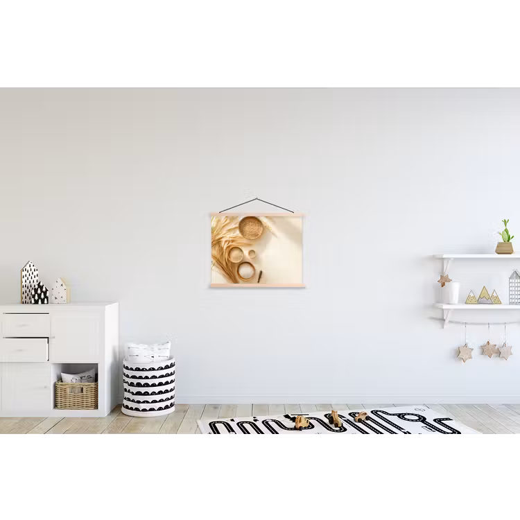 Schoolplaat - Granen - Hout - Kom - Beige — 3