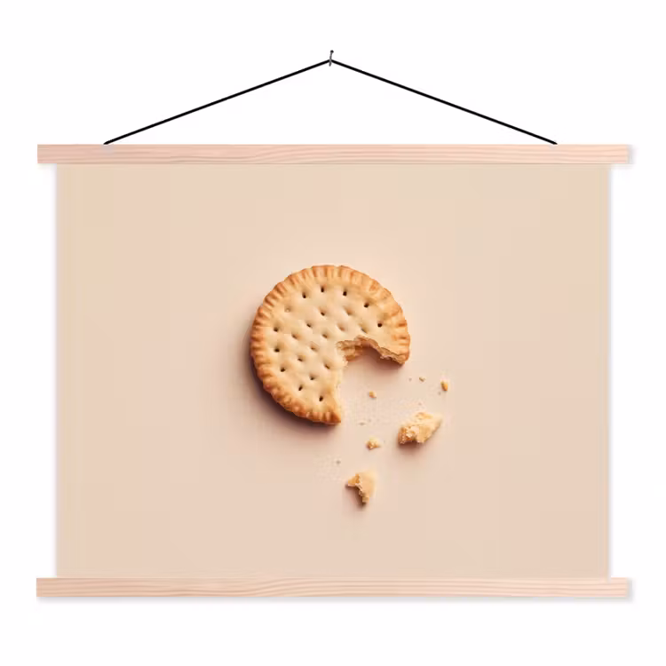 Schoolplaat - Koekje - Kruimels - beige — 1