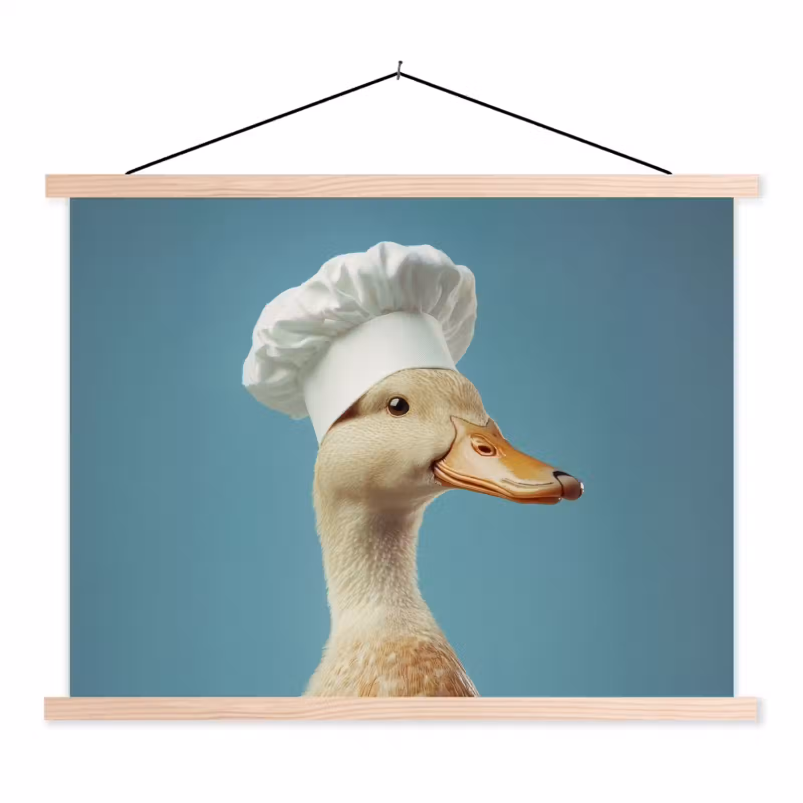 Schoolplaat - Eend - Koksmuts - Cute - Vogel — 1
