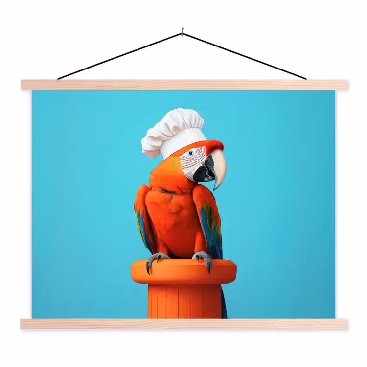 Schoolplaat - Ara - Koksmuts - Sokkel - Grappig — 1