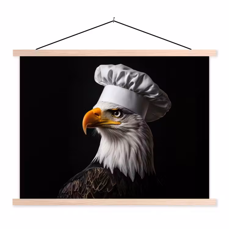 Schoolplaat - Arend -Amerika - Koksmuts - Vogel - Stoer — 1