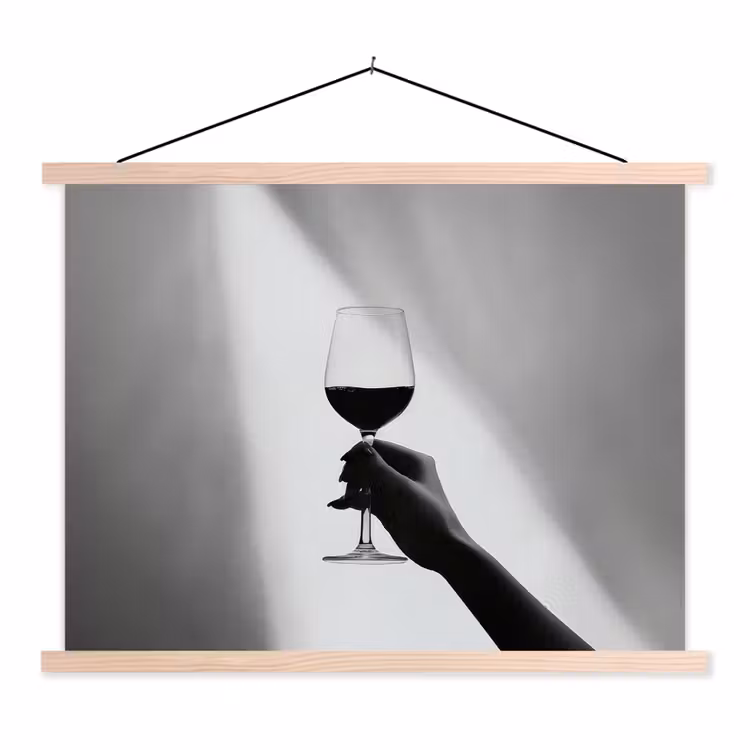 Schoolplaat - Lichtinval - Wijn - Rood - Glas — 1